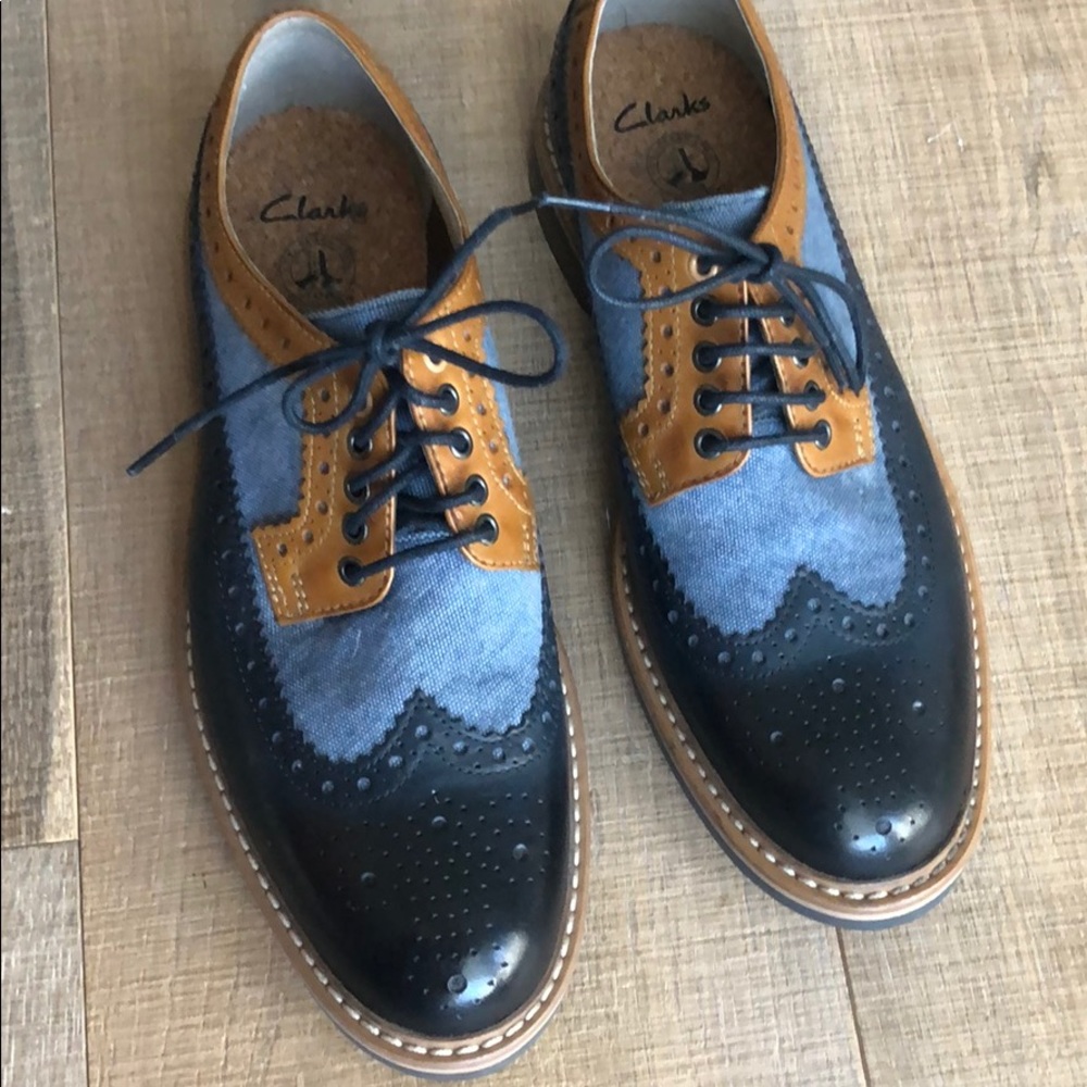 Clark’s wingtip dress shoes
